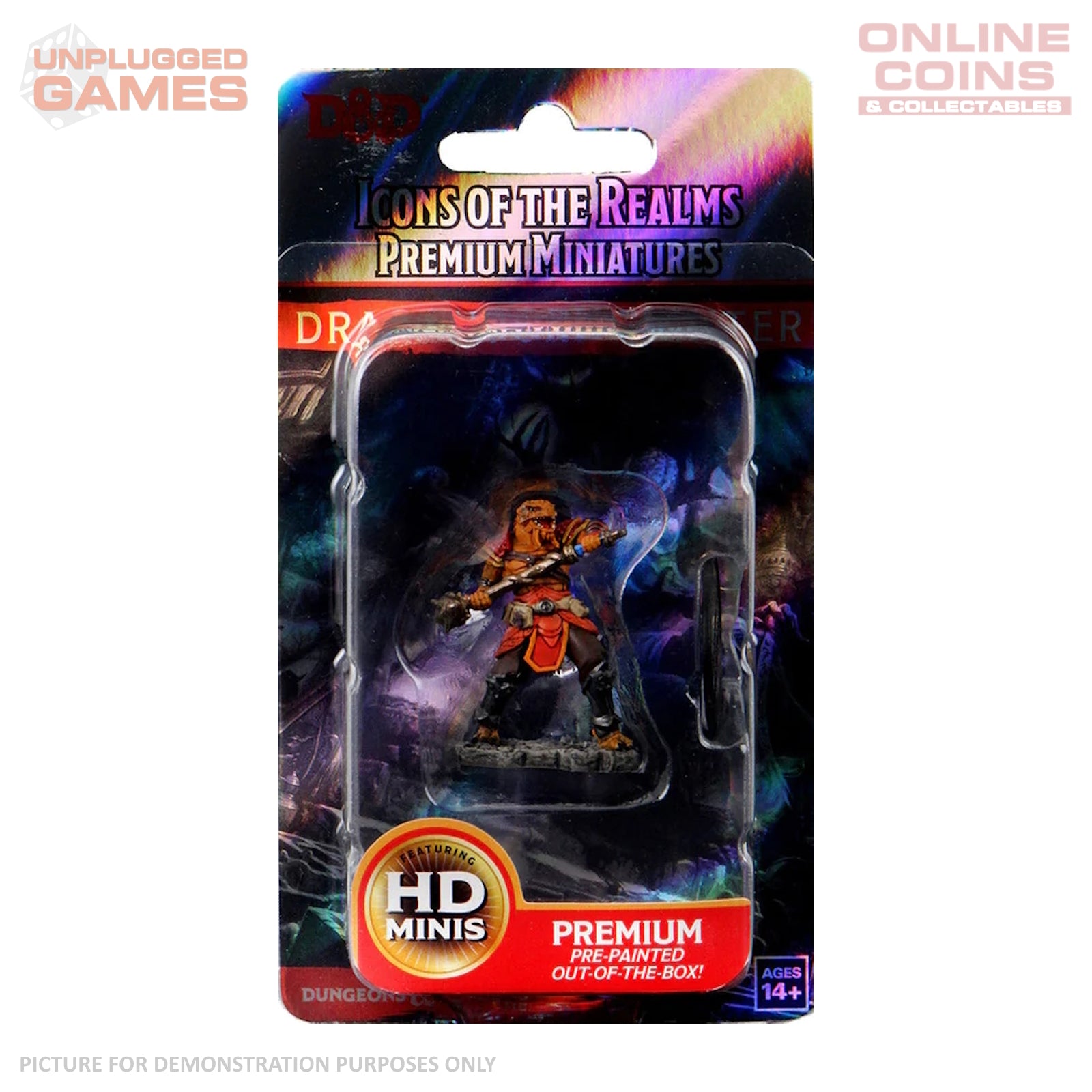 Dungeons & Dragons Premium Painted Figures - Dragonborn Fighter